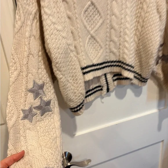 Official Taylor Swift Folklore Album Varsity Cardigan Sweater - Picture 6 of 7